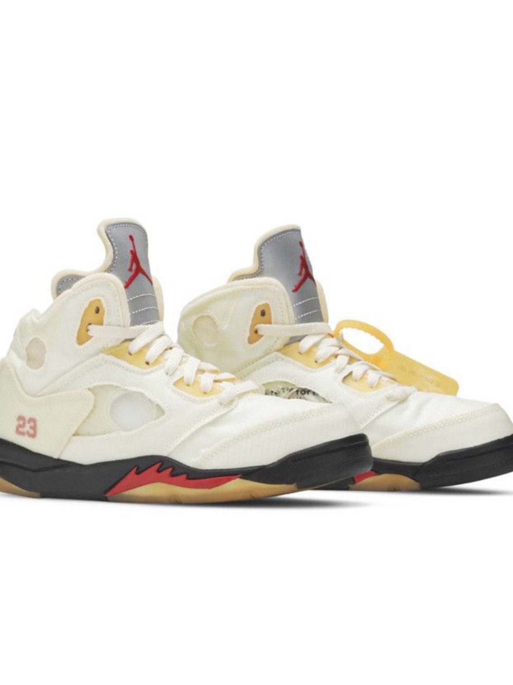 Off White x Jordan 5 (Sail) PS